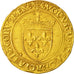 Coin, France, Louis XII, Ecu d'or, Saint Lô, AU(55-58), Gold, Duplessy:647