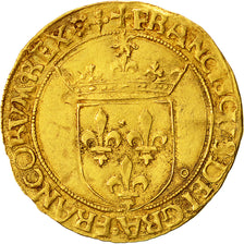Moneda, Francia, François Ier, Ecu d'or, Lyons, MBC, Oro, Duplessy:775