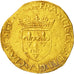 Moneta, Francia, François Ier, Ecu d'or, Toulouse, BB, Oro, Duplessy:775