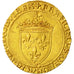 Coin, France, François Ier, Ecu d'or, Rouen, AU(55-58), Gold, Duplessy:771