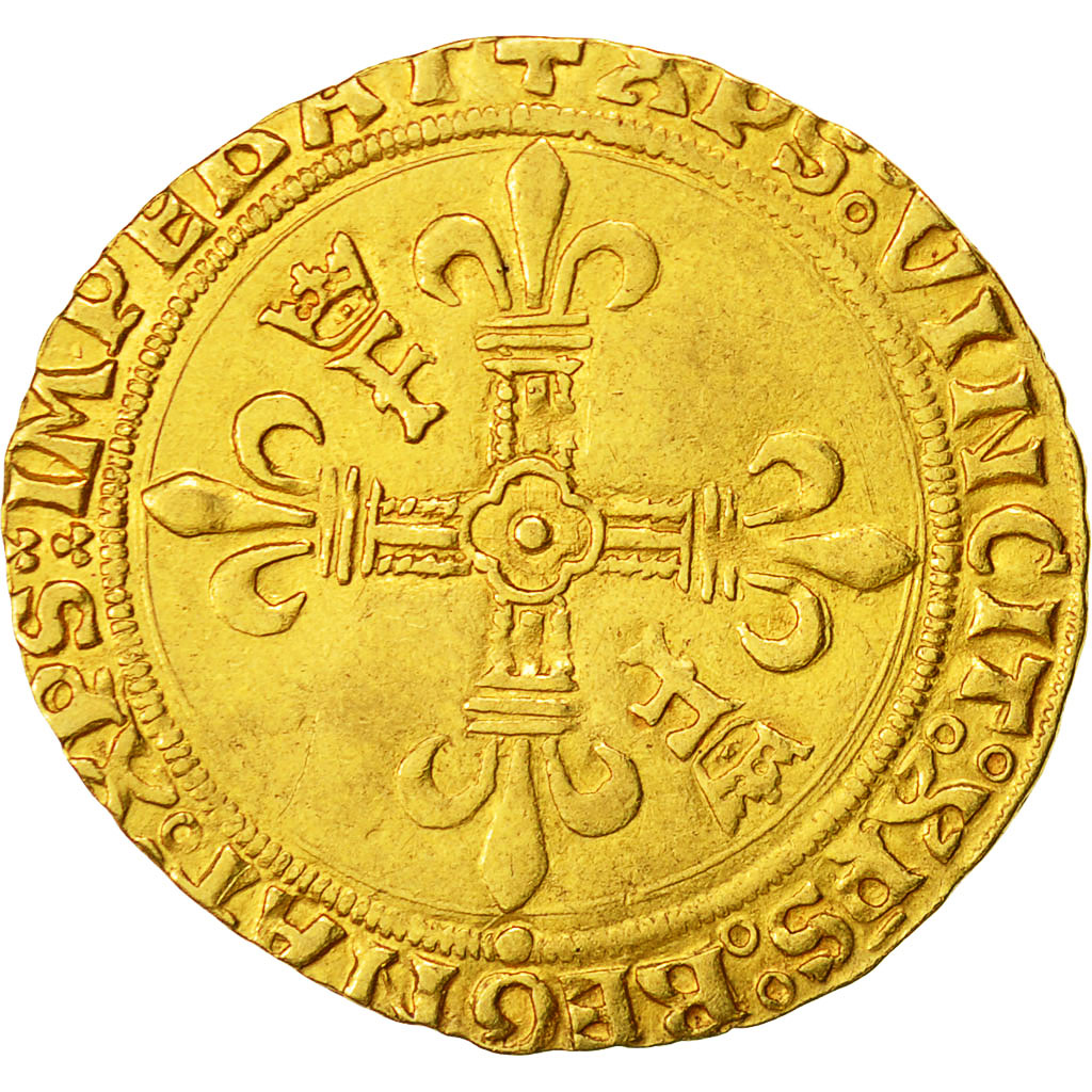 Moneta, Francia, François Ier, Ecu d'or, Rouen, SPL-, Oro, Duplessy:771