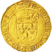 Moneta, Francia, Charles VIII, Ecu d'or, Rouen, BB, Oro, Duplessy:575