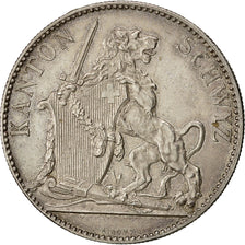 Coin, Switzerland, 5 Francs, 1867, AU(55-58), Silver, KM:S9