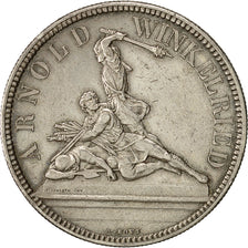 Coin, Switzerland, 5 Francs, 1861, EF(40-45), Silver, KM:S6