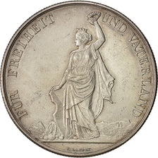 Moneta, Svizzera, 5 Francs, 1872, SPL-, Argento, KM:S11