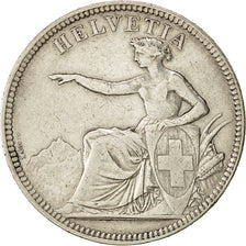 Munten, Zwitserland, 5 Francs, 1874, Bern, ZF, Zilver, KM:11