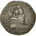 Moneta, Francia, Henri III, Demi Franc, 1587, Amiens, MB+, Argento, Sombart:4716