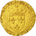 Moneda, Francia, François Ier, Ecu d'or, Toulouse, MBC, Oro, Duplessy:775