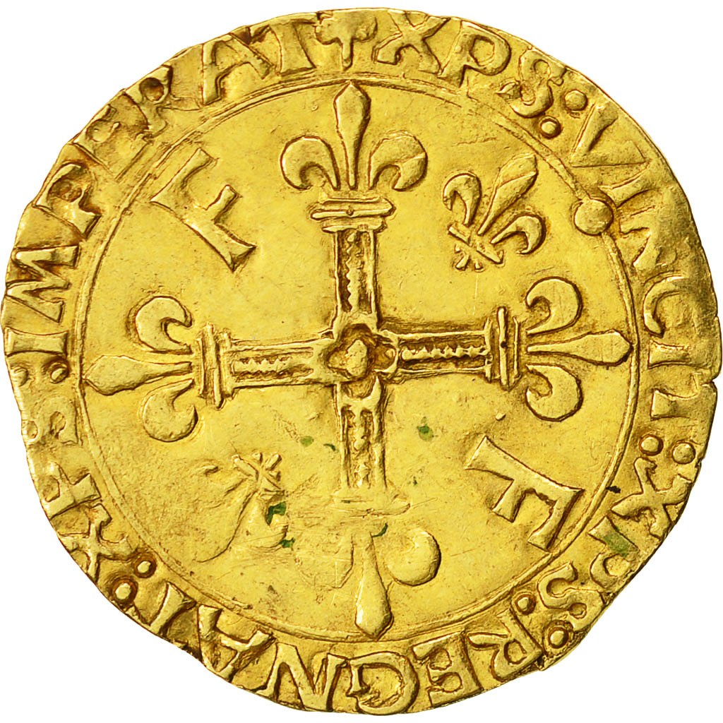 Coin, France, François Ier, Ecu d'or, Toulouse, EF(40-45), Gold, Duplessy:775