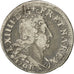 Moneda, Francia, Louis XIV, 5 Sols aux insignes, 1703, Strasbourg, KM:337.4