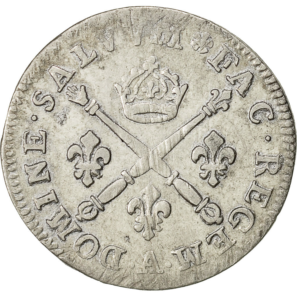Münze, Frankreich, Louis XIV, 10 Sols aux insignes, 10 Sols-1/8 Ecu, 1705