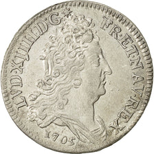 Coin, France, Louis XIV, 10 Sols aux insignes, 10 Sols-1/8 Ecu, 1705, Paris