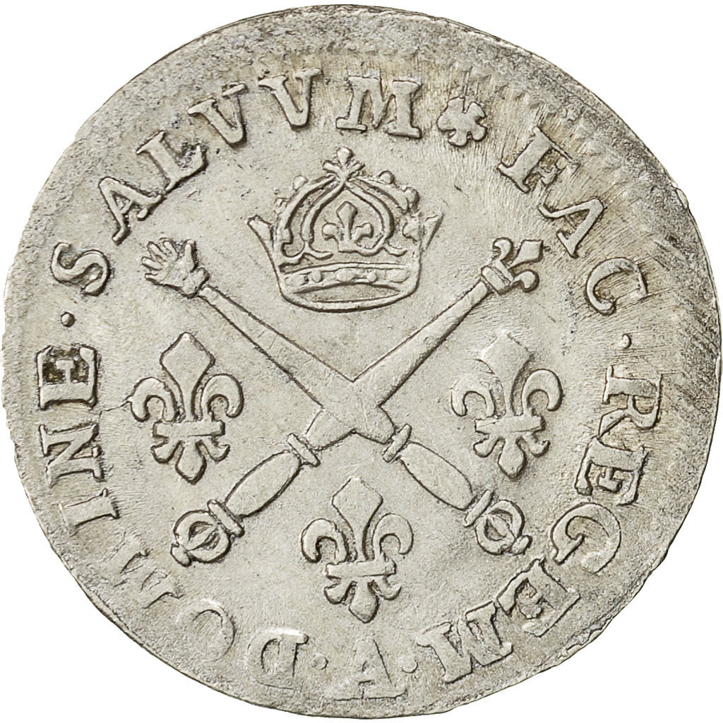 Münze, Frankreich, Louis XIV, 10 Sols aux insignes, 10 Sols-1/8 Ecu, 1707