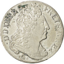 Coin, France, Louis XIV, 20 Sols aux insignes, 1/4 Ecu, 1708, Lille, AU(50-53)