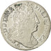 Coin, France, Louis XIV, 20 Sols aux insignes, 1/4 Ecu, 1708, Lille, AU(50-53)