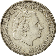 Munten, Nederland, Juliana, 2-1/2 Gulden, 1960, ZF, Zilver, KM:185