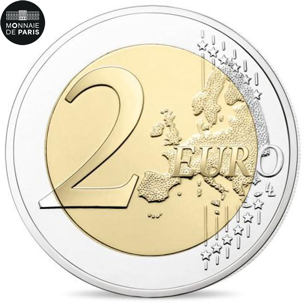 France, Monnaie de Paris, 2 Euro, Le Bleuet de France, 2018, BE, FDC, Bimetallic