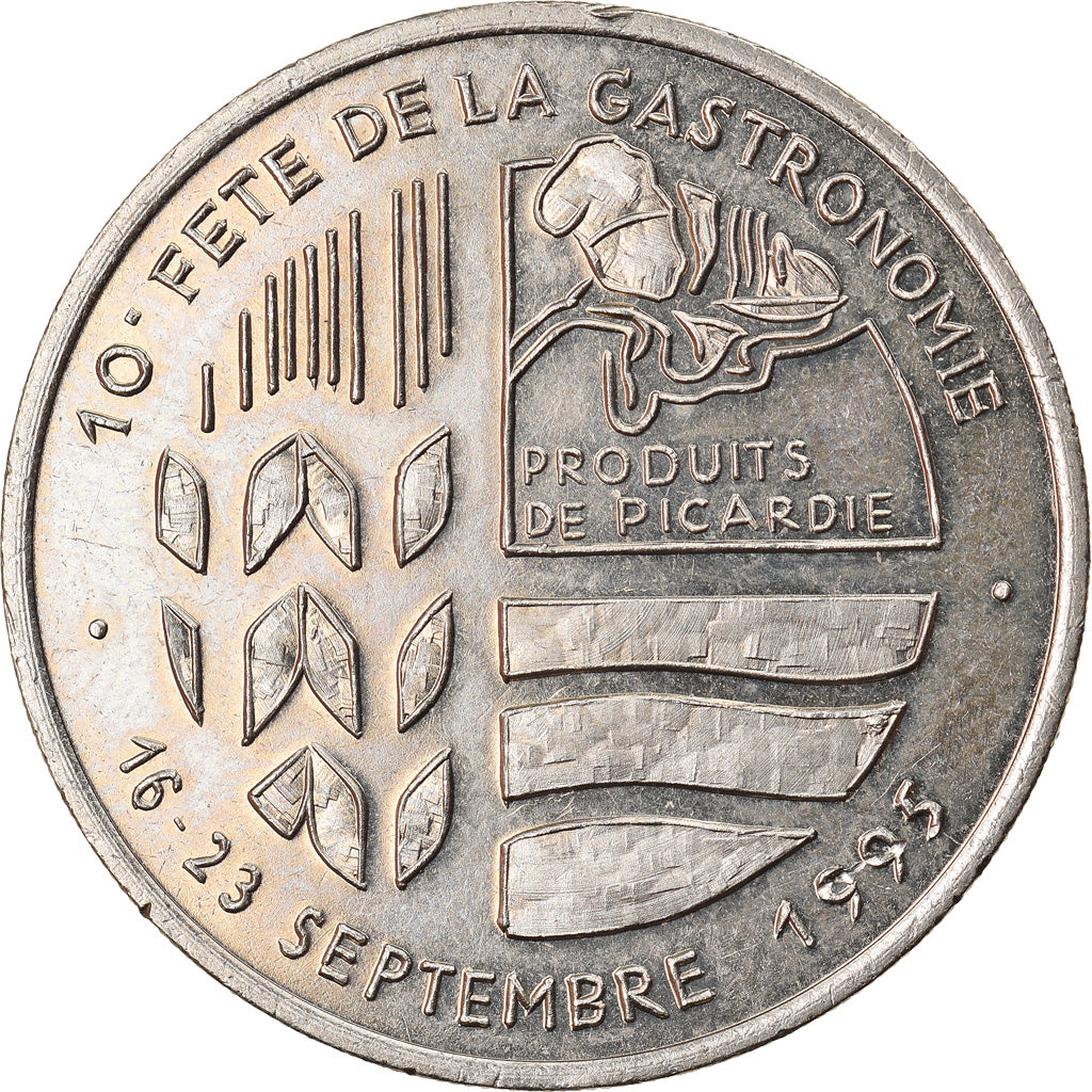 France, Medal, 5 Ecus Poix de Picardie, 10ème Fête de la Gastronomie, 1995