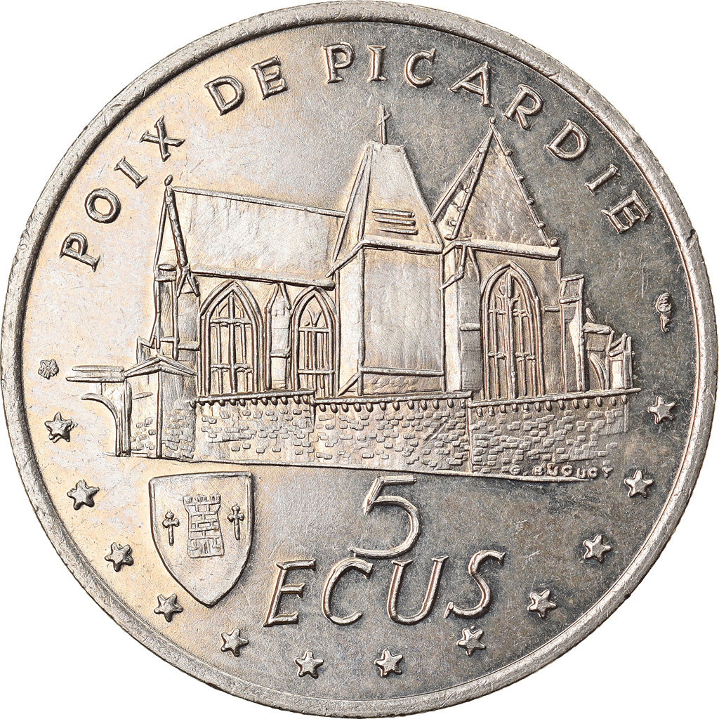 France, Medal, 5 Ecus Poix de Picardie, 10ème Fête de la Gastronomie, 1995