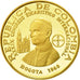 Coin, Colombia, 500 Pesos, 1968, MS(63), Gold, KM:234