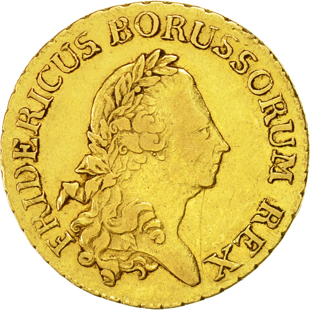 Coin, German States, PRUSSIA, Friedrich II, Frederick D'or, 1782, Berlin