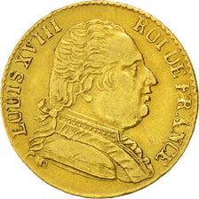 Monnaie, France, Louis XVIII, 20 Francs, 1815, Londres, TTB, Or, Gadoury:1027