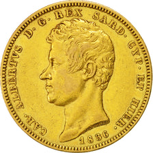 Münze, Italien Staaten, SARDINIA, Carlo Alberto, 100 Lire, 1836, Genoa, SS