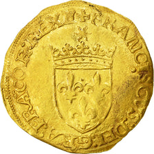 Moneda, Francia, François Ier, Ecu d'or, Tours, 5th type, MBC, Oro
