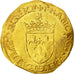 Moneda, Francia, François Ier, Ecu d'or, Tours, 5th type, MBC, Oro