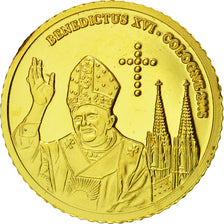 Coin, CONGO, DEMOCRATIC REPUBLIC, 20 Francs, 2005, MS(65-70), Gold, KM:173