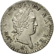 Coin, Windward Islands, Louis XV, 12 Sols, 1731, La Rochelle, AU(55-58), Silver
