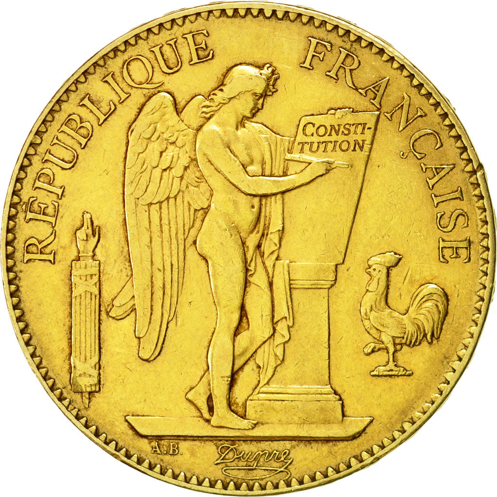 Coin, France, Génie, 100 Francs, 1878, Paris, EF(40-45), Gold, KM:832