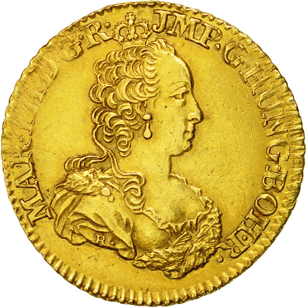 Monnaie, AUSTRIAN NETHERLANDS, Maria Theresa, Souverain d'or, 1749, Anvers, TTB