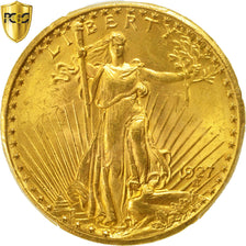 Coin, United States, Saint-Gaudens, $20, 1927, PCGS MS65