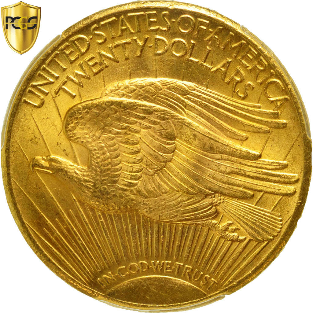 Coin, United States, Saint-Gaudens, $20, 1927, PCGS MS65