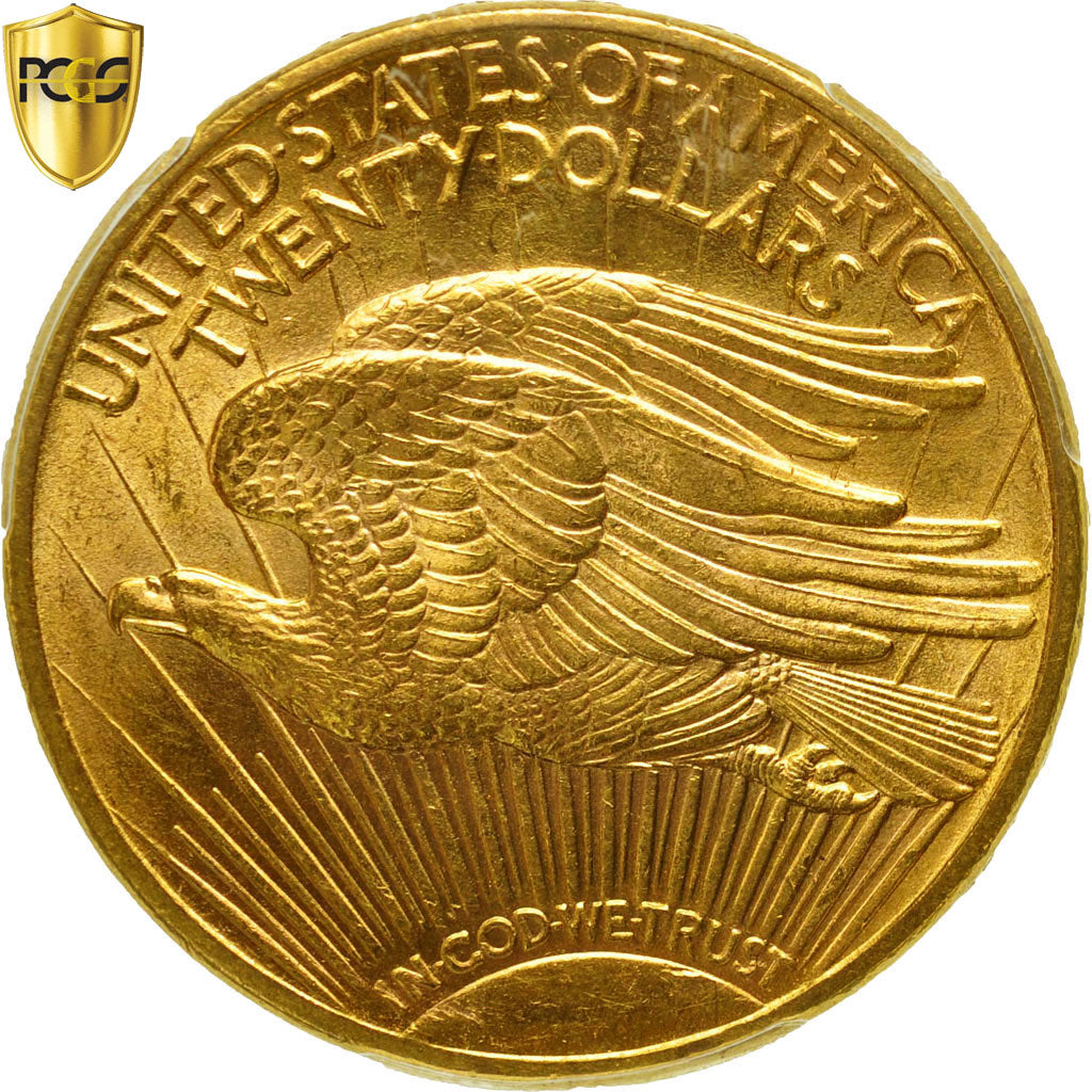 Moneta, Stati Uniti, Saint-Gaudens, $20, 1914 S, PCGS MS64