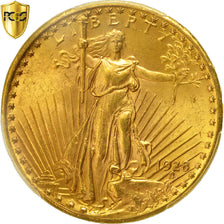 Coin, United States, Saint-Gaudens, $20, 1928, PCGS MS64