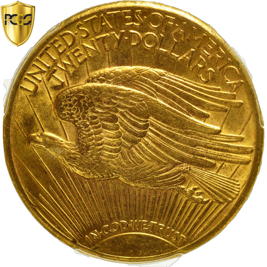 Coin, United States, Saint-Gaudens, $20, 1928, PCGS MS64