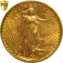 Coin, United States, Saint-Gaudens, $20, 1923, PCGS MS63