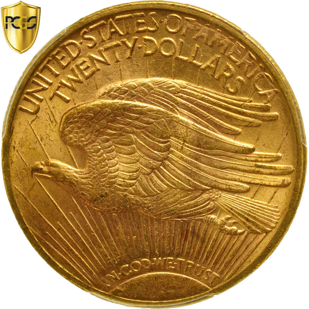 Coin, United States, Saint-Gaudens, $20, 1923, PCGS MS63