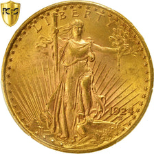 Coin, United States, Saint-Gaudens, $20, 1924, PCGS MS65