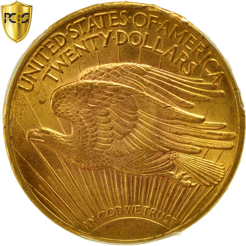 Coin, United States, Saint-Gaudens, $20, 1924, PCGS MS65