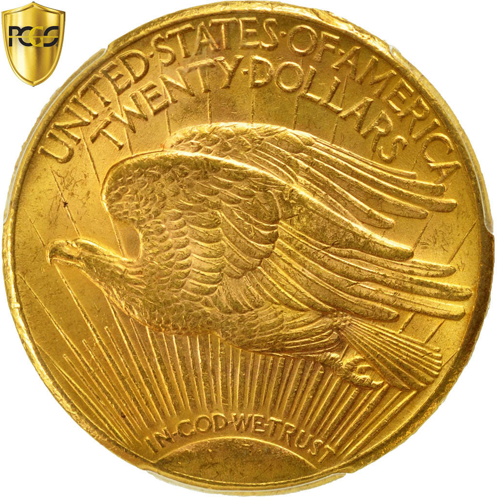 Coin, United States, Saint-Gaudens, $20, 1925, PCGS MS64