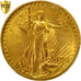 Coin, United States, Saint-Gaudens, $20, 1908, No Motto, PCGS MS64