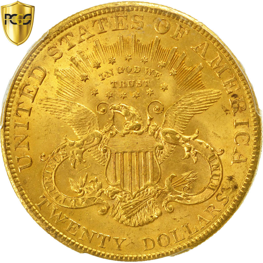 Coin, United States, Liberty Head, $20, 1904, PCGS MS63