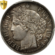 Münze, Frankreich, Cérès, 2 Francs, 1851, Paris, PCGS, MS64, Silber