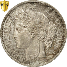 Münze, Frankreich, Cérès, 2 Francs, 1881, Paris, PCGS, MS64, Silber