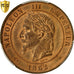 Monnaie, France, Napoleon III, 10 Centimes, 1862, Paris, PCGS MS64RB