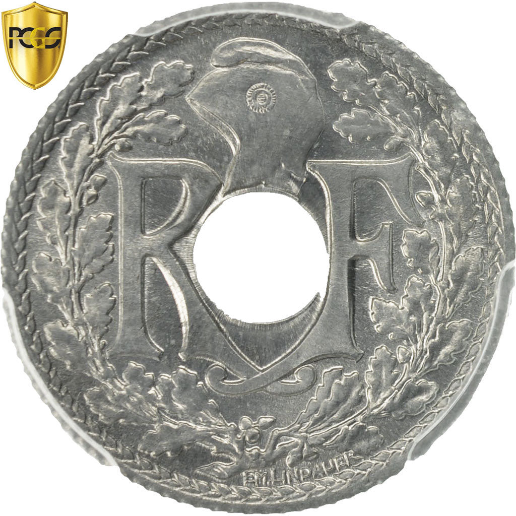 Munten, Frankrijk, 10 Centimes, 1941, PCGS, MS66, Zinc, KM:897, Gegradeerd