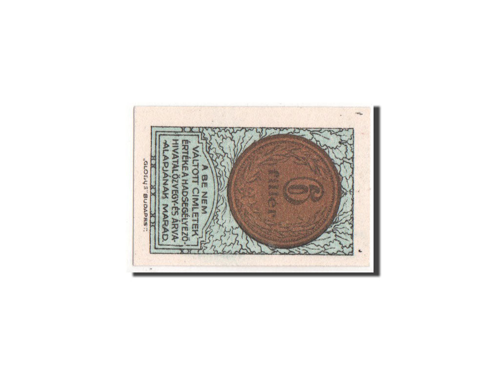Hungary, Budapest, 6 Filler, 1916, Notgeld, Pick UNL, UNC